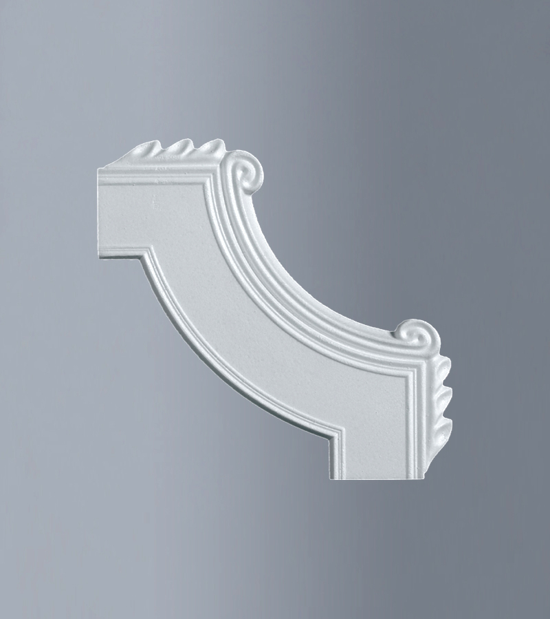 Angolo in polistirolo decorato IA709D per cornice I709 4x1.5 cm